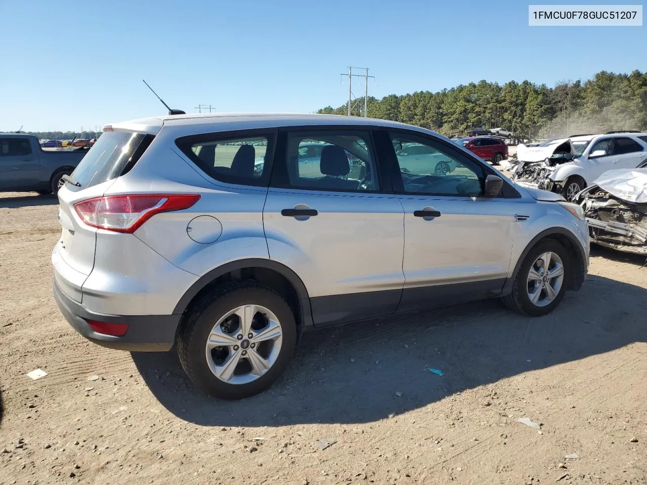 2016 Ford Escape S VIN: 1FMCU0F78GUC51207 Lot: 76880004