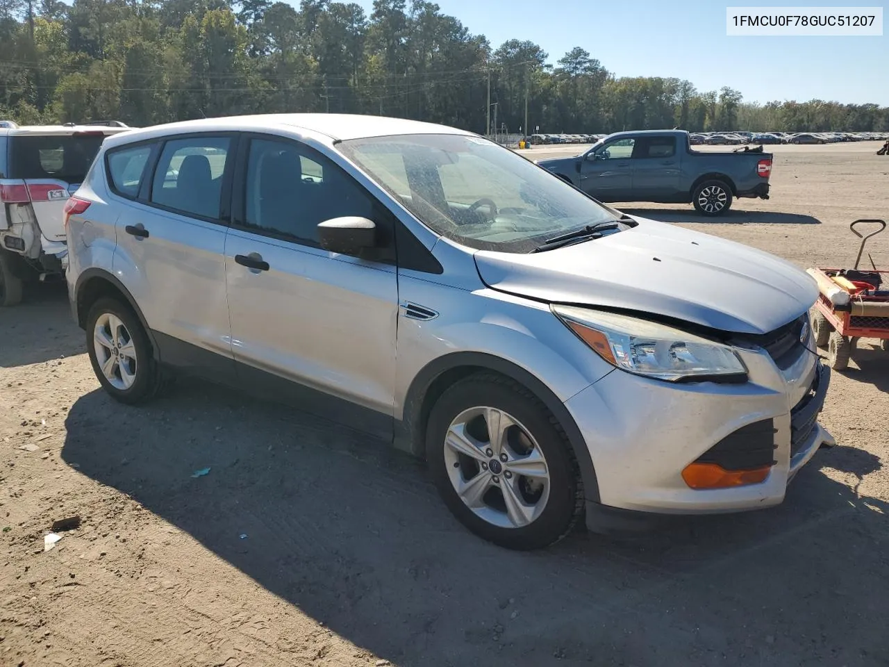 2016 Ford Escape S VIN: 1FMCU0F78GUC51207 Lot: 76880004