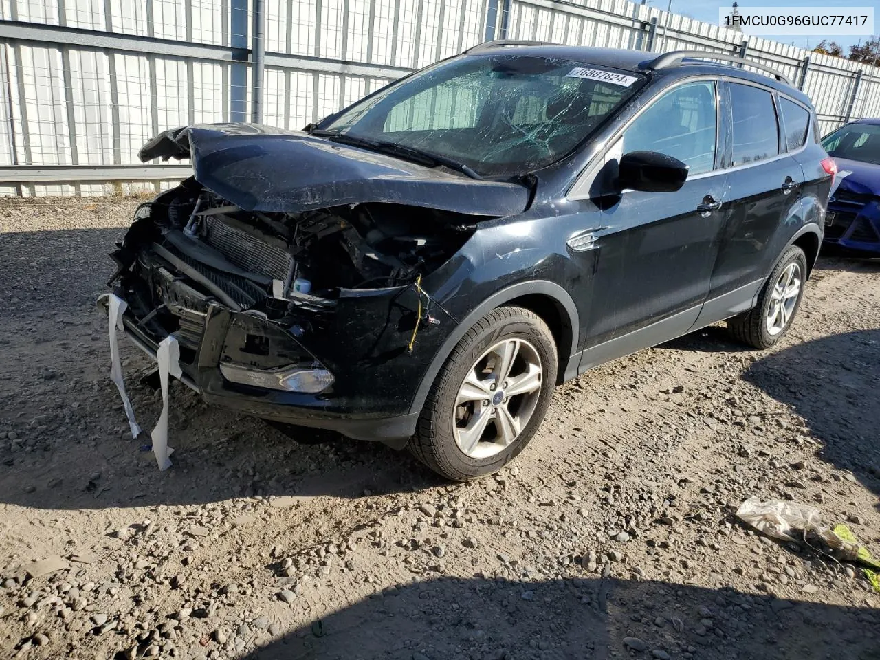 2016 Ford Escape Se VIN: 1FMCU0G96GUC77417 Lot: 76887824