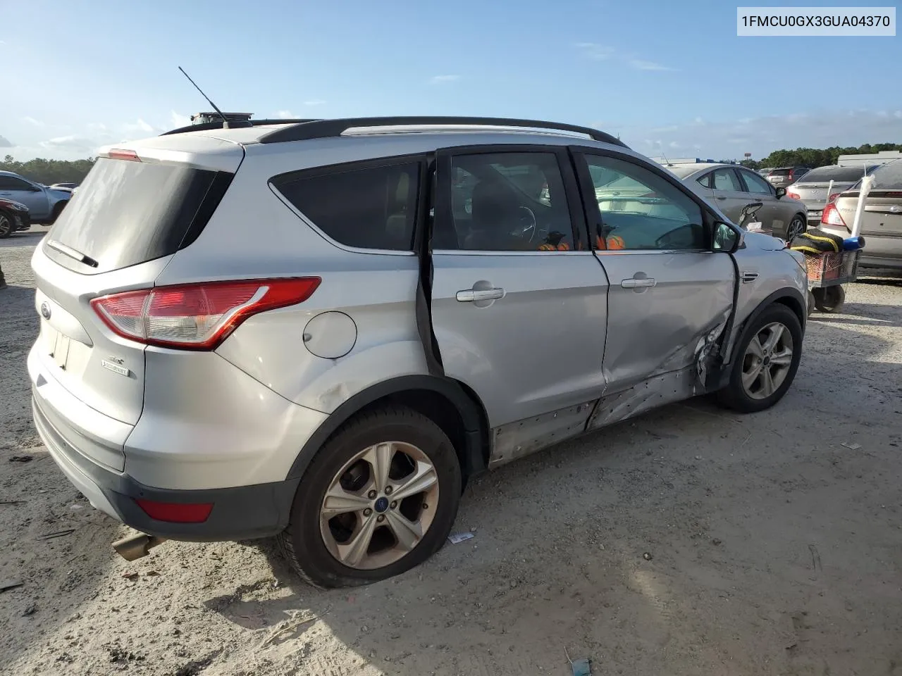 2016 Ford Escape Se VIN: 1FMCU0GX3GUA04370 Lot: 77034694