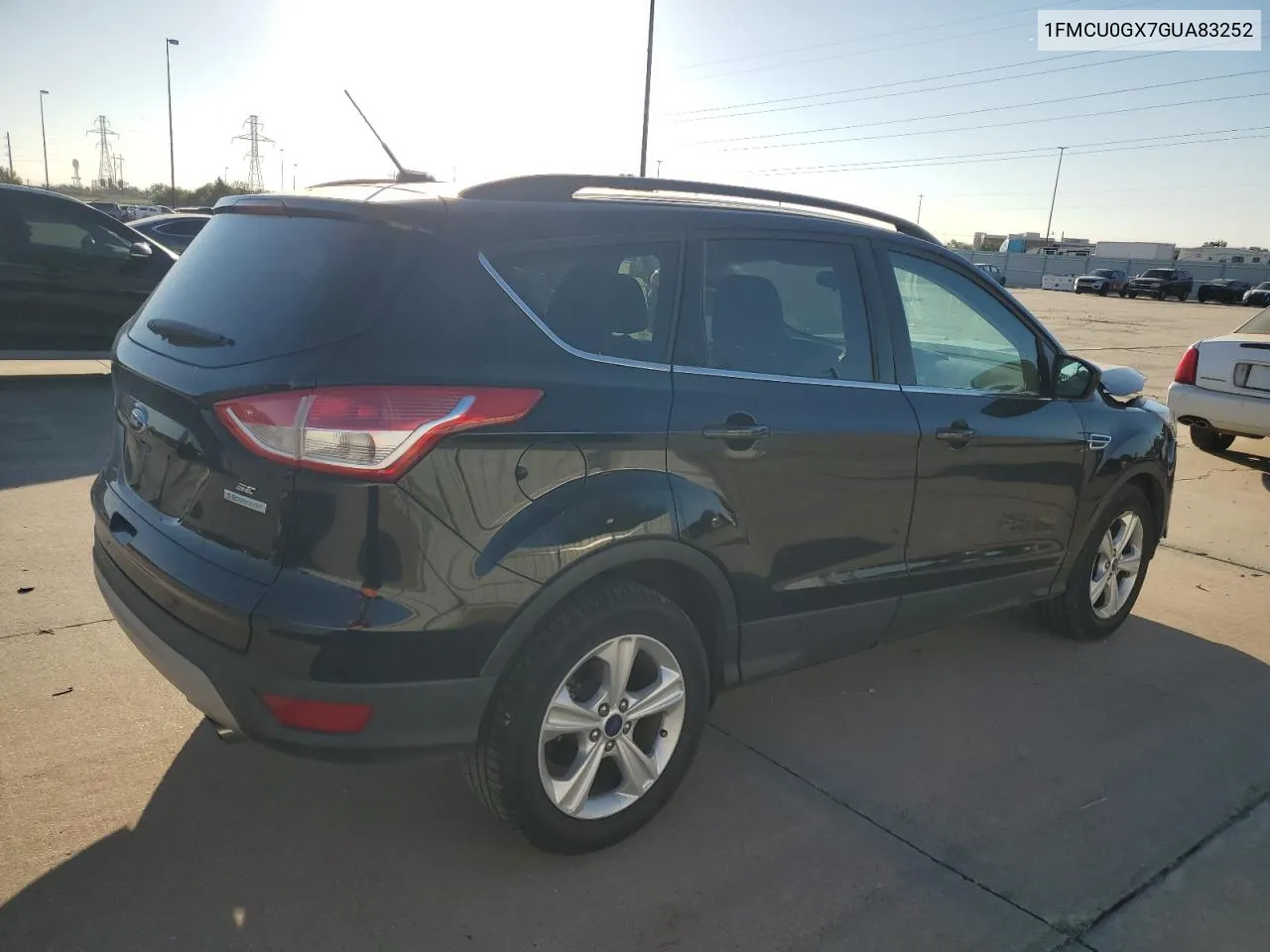 2016 Ford Escape Se VIN: 1FMCU0GX7GUA83252 Lot: 77077684