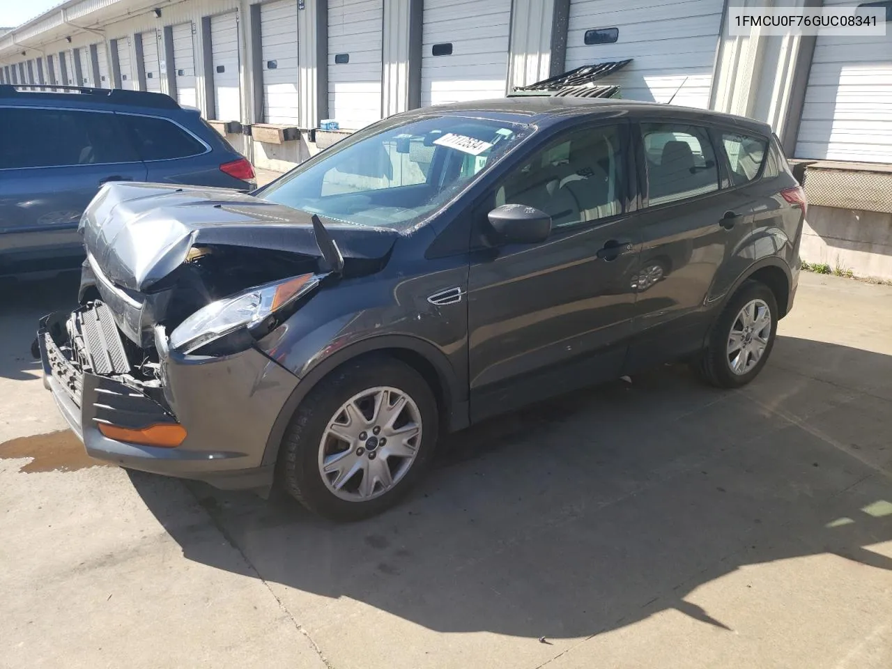 2016 Ford Escape S VIN: 1FMCU0F76GUC08341 Lot: 77112534