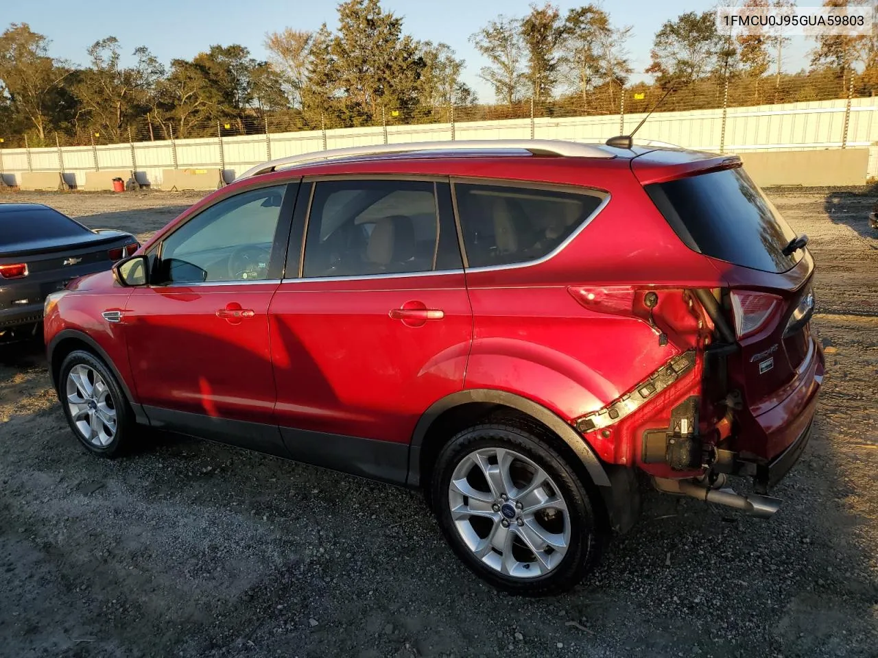 2016 Ford Escape Titanium VIN: 1FMCU0J95GUA59803 Lot: 77156374