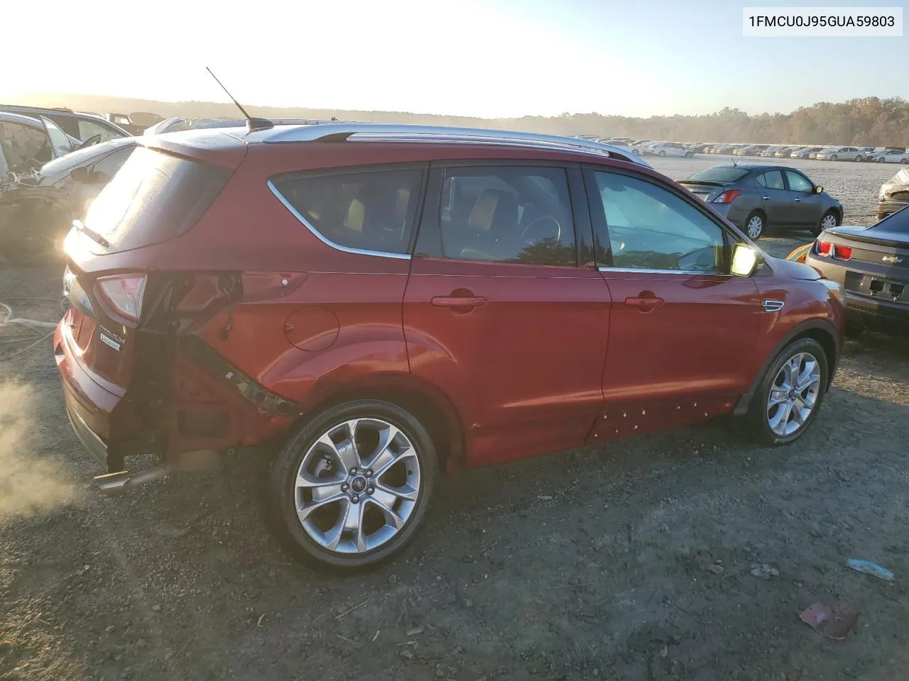 2016 Ford Escape Titanium VIN: 1FMCU0J95GUA59803 Lot: 77156374