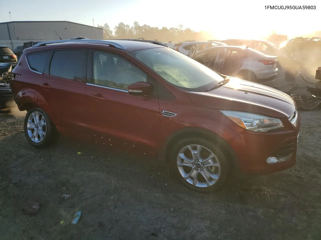 2016 Ford Escape Titanium VIN: 1FMCU0J95GUA59803 Lot: 77156374