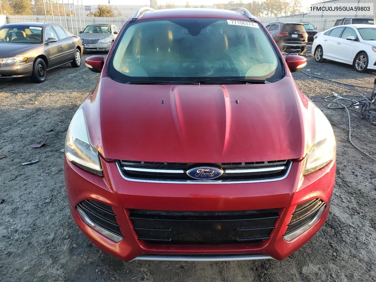 2016 Ford Escape Titanium VIN: 1FMCU0J95GUA59803 Lot: 77156374