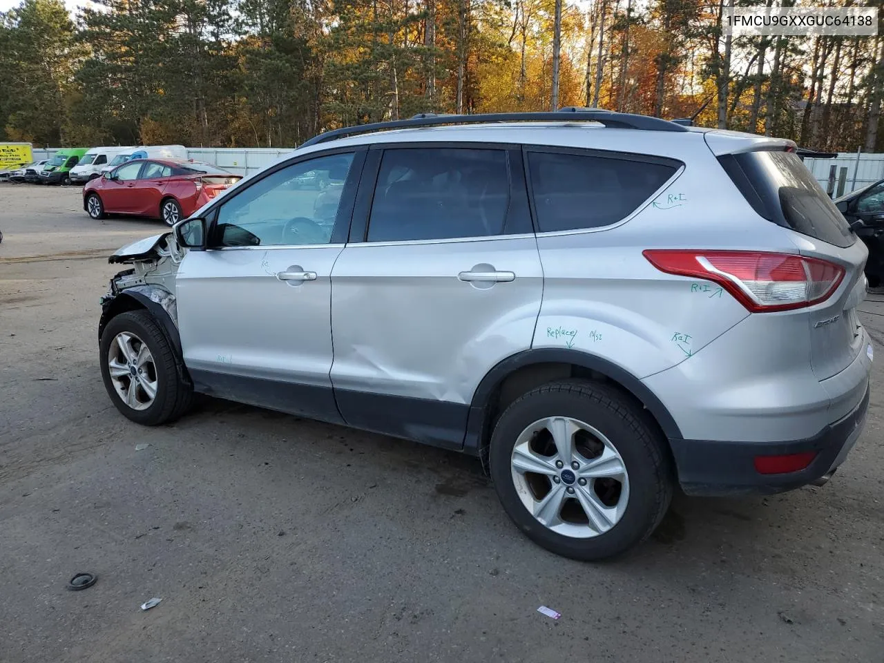 2016 Ford Escape Se VIN: 1FMCU9GXXGUC64138 Lot: 77200394