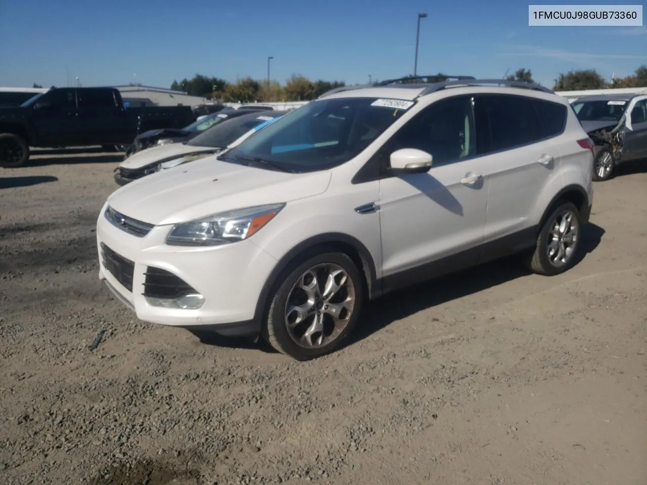 2016 Ford Escape Titanium VIN: 1FMCU0J98GUB73360 Lot: 77252804