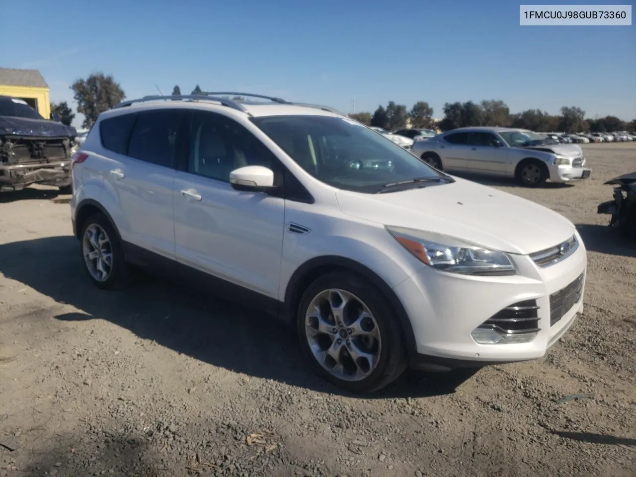 2016 Ford Escape Titanium VIN: 1FMCU0J98GUB73360 Lot: 77252804