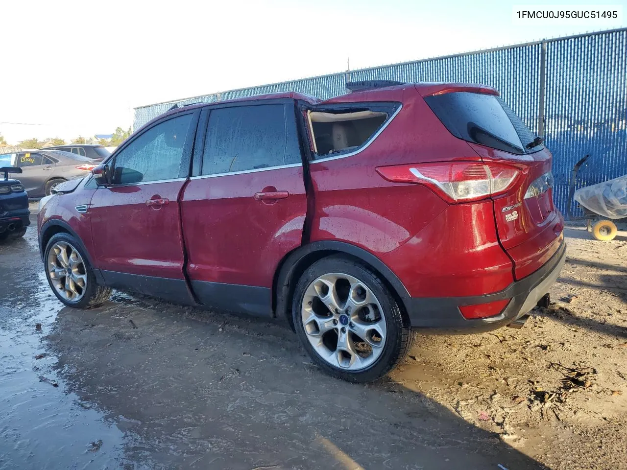 2016 Ford Escape Titanium VIN: 1FMCU0J95GUC51495 Lot: 77329834