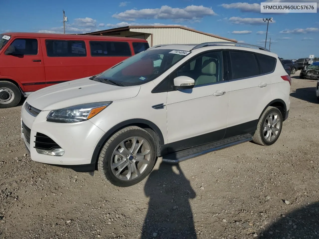 2016 Ford Escape Titanium VIN: 1FMCU0J96GUC57676 Lot: 77414894