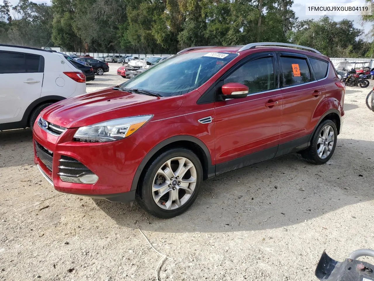 2016 Ford Escape Titanium VIN: 1FMCU0J9XGUB04119 Lot: 77417024