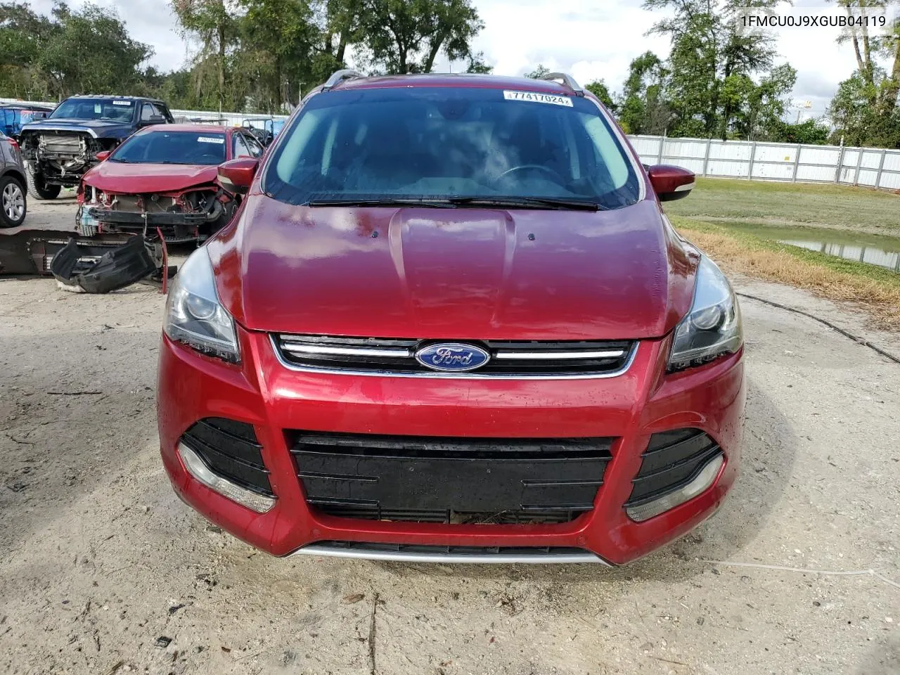 2016 Ford Escape Titanium VIN: 1FMCU0J9XGUB04119 Lot: 77417024