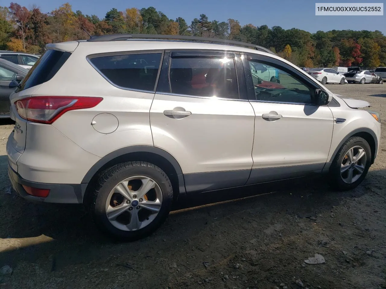 2016 Ford Escape Se VIN: 1FMCU0GXXGUC52552 Lot: 77467204