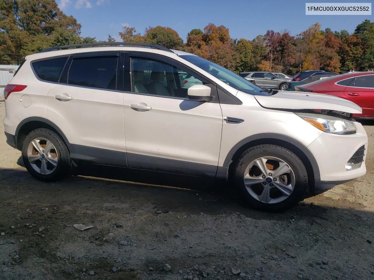 2016 Ford Escape Se VIN: 1FMCU0GXXGUC52552 Lot: 77467204