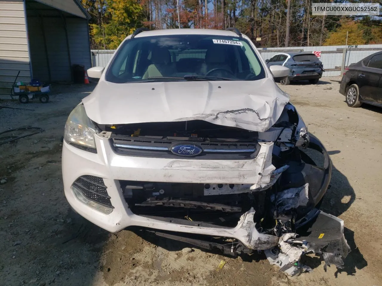 2016 Ford Escape Se VIN: 1FMCU0GXXGUC52552 Lot: 77467204