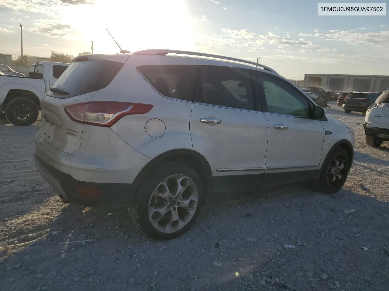 2016 Ford Escape Titanium VIN: 1FMCU0J95GUA97502 Lot: 77503314