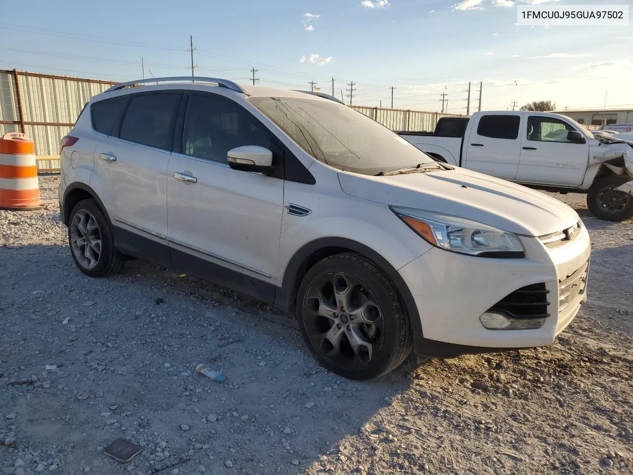 2016 Ford Escape Titanium VIN: 1FMCU0J95GUA97502 Lot: 77503314