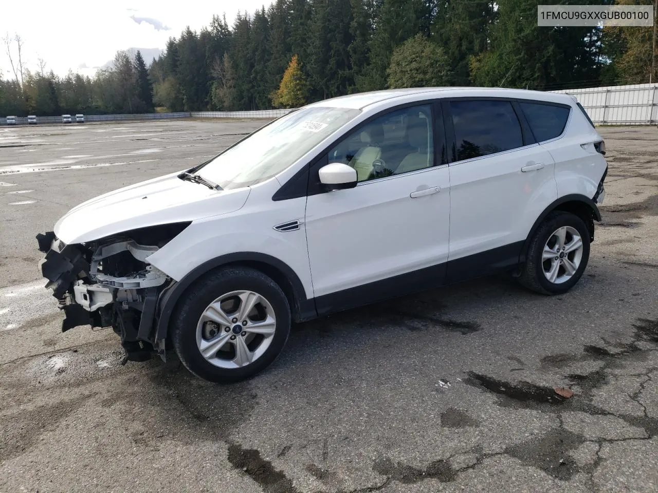 2016 Ford Escape Se VIN: 1FMCU9GXXGUB00100 Lot: 77524594