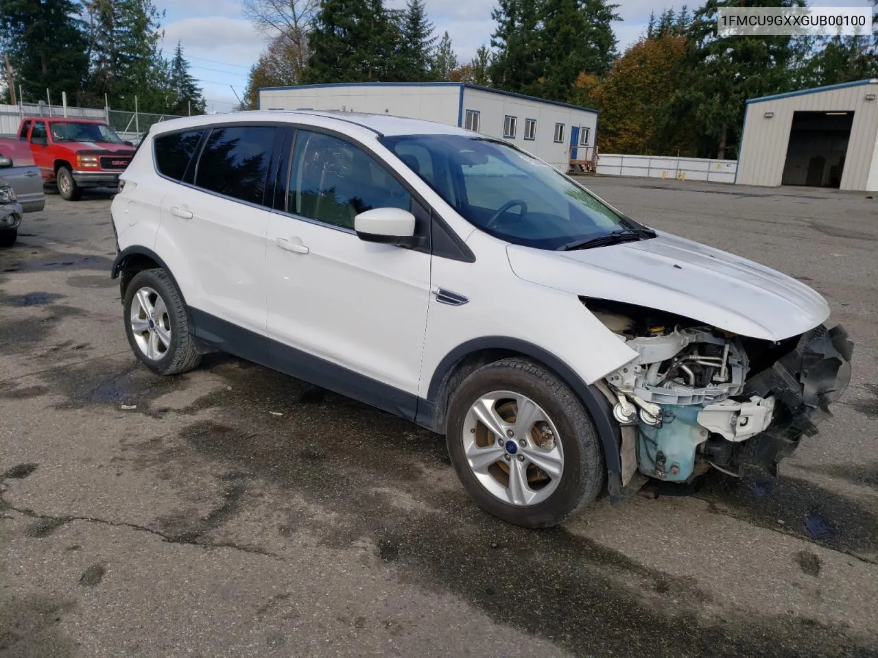 2016 Ford Escape Se VIN: 1FMCU9GXXGUB00100 Lot: 77524594