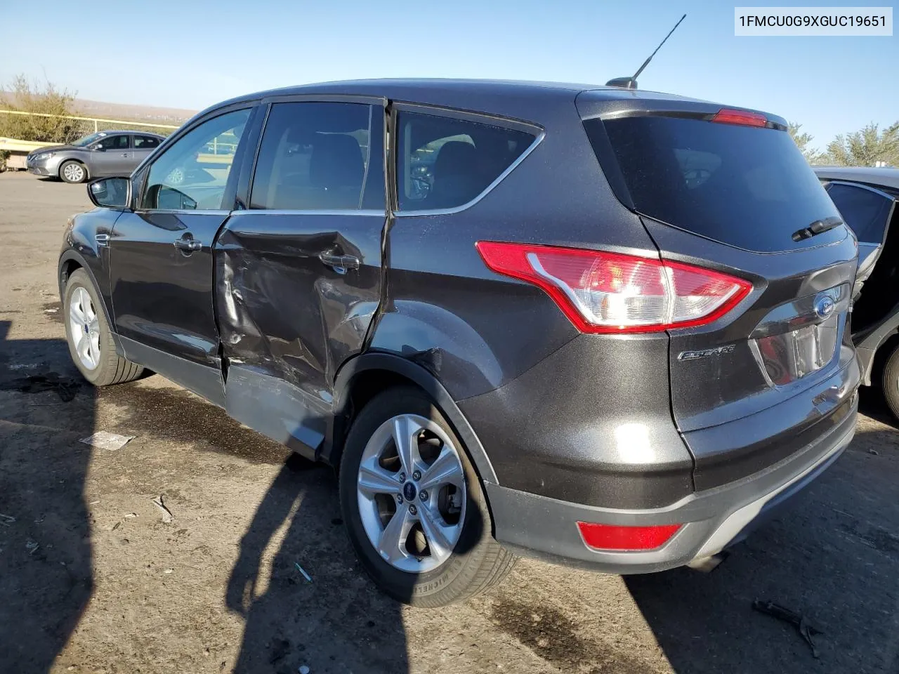 2016 Ford Escape Se VIN: 1FMCU0G9XGUC19651 Lot: 77877254