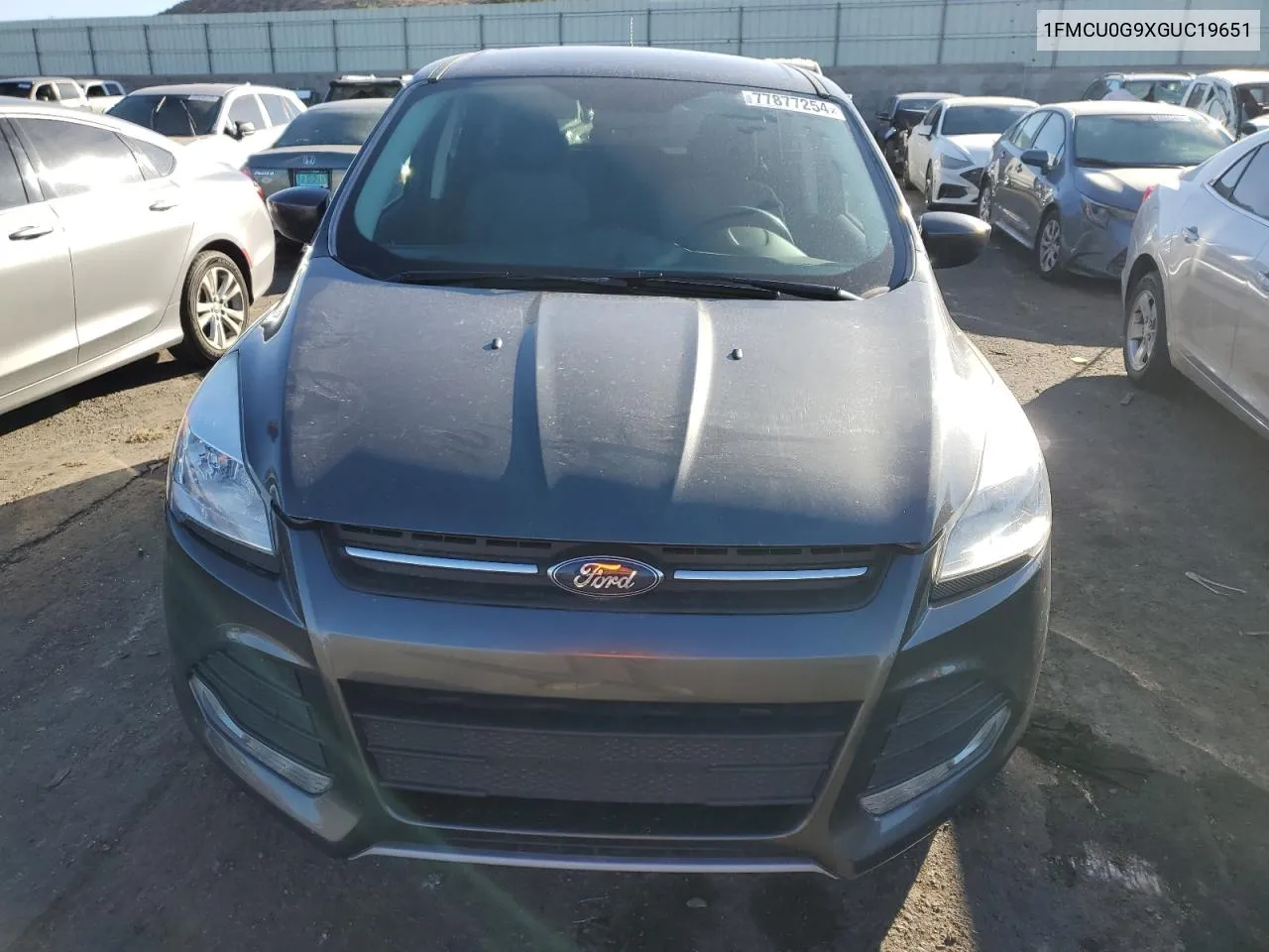 2016 Ford Escape Se VIN: 1FMCU0G9XGUC19651 Lot: 77877254