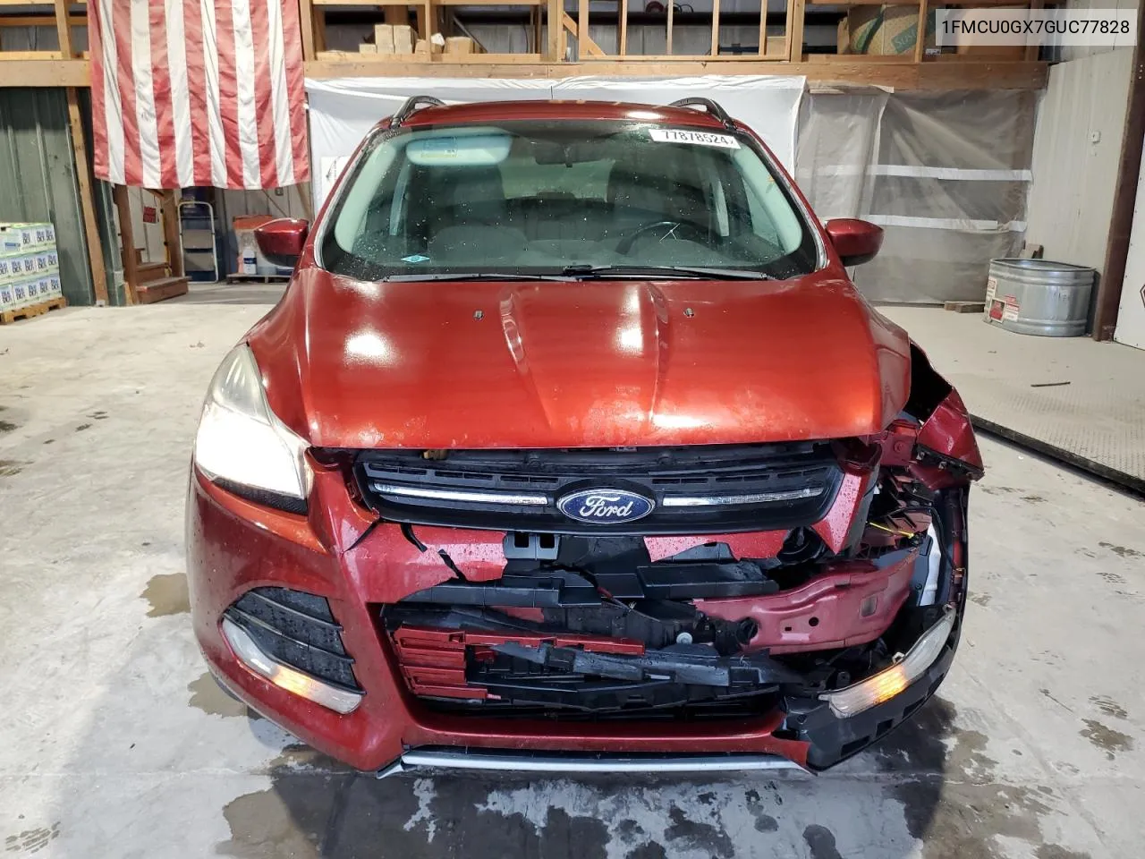 2016 Ford Escape Se VIN: 1FMCU0GX7GUC77828 Lot: 77878524