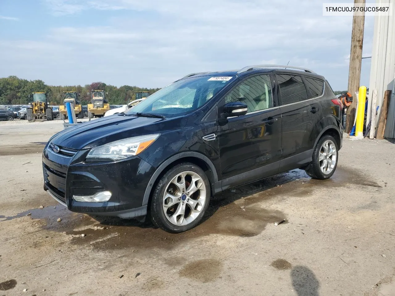 2016 Ford Escape Titanium VIN: 1FMCU0J97GUC05487 Lot: 77951404