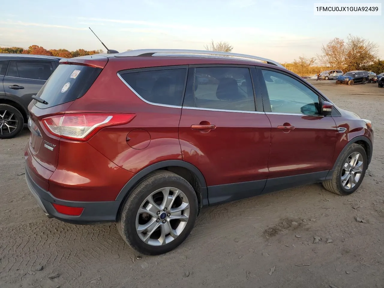 2016 Ford Escape Titanium VIN: 1FMCU0JX1GUA92439 Lot: 78052934