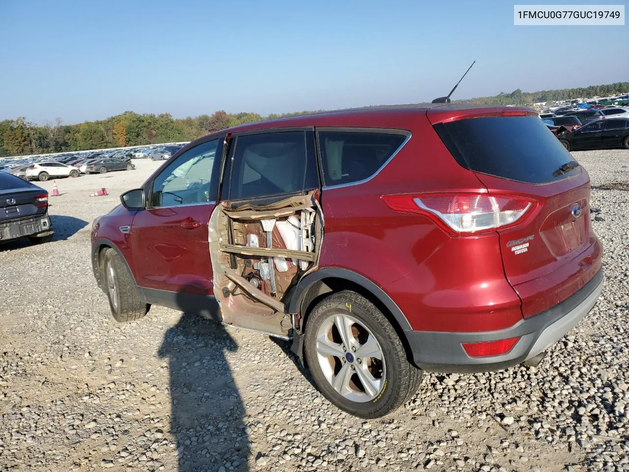 2016 Ford Escape Se VIN: 1FMCU0G77GUC19749 Lot: 78209904