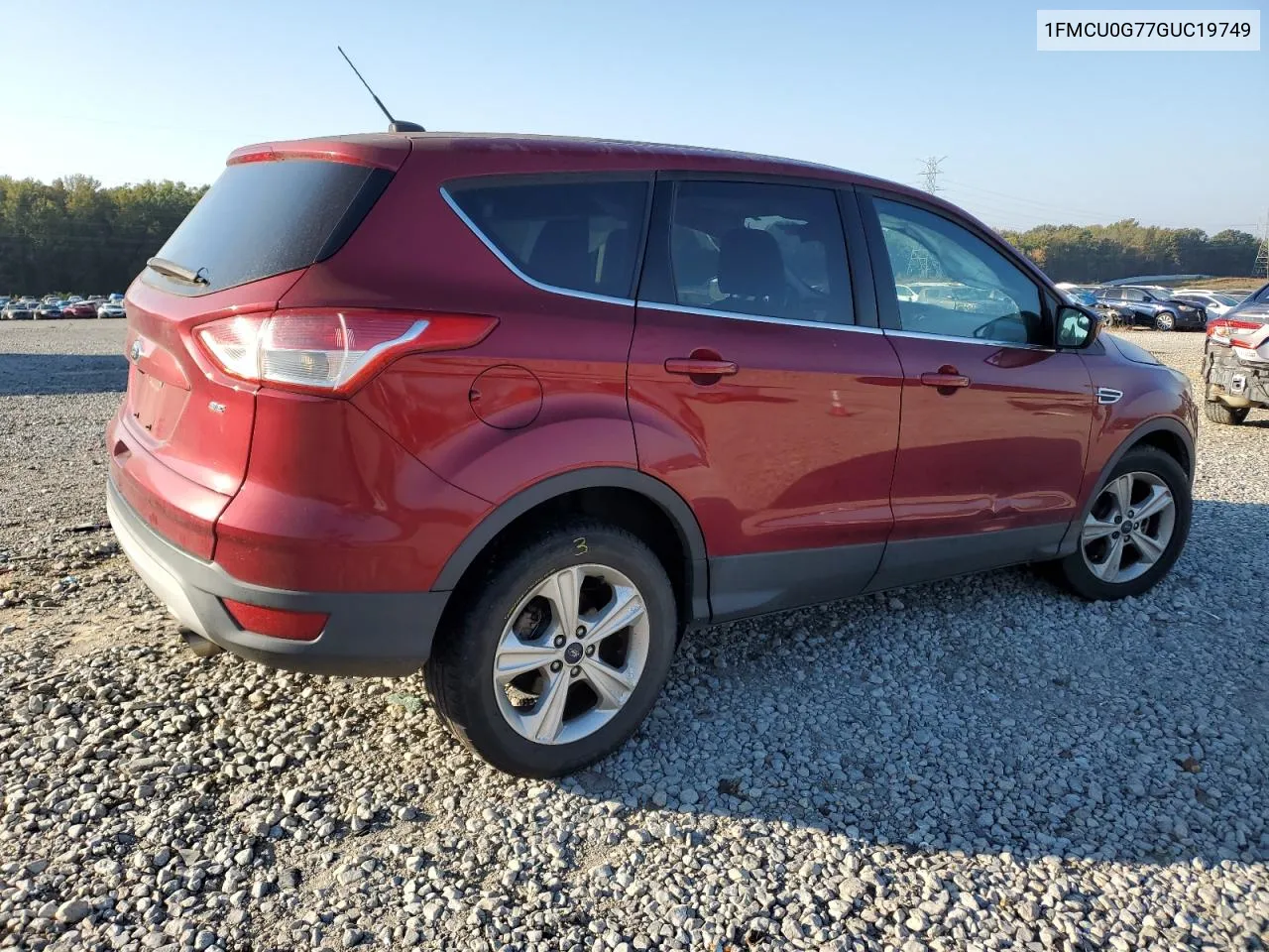 2016 Ford Escape Se VIN: 1FMCU0G77GUC19749 Lot: 78209904