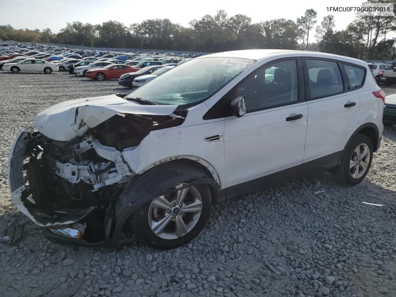 2016 Ford Escape S VIN: 1FMCU0F70GUC39018 Lot: 78644804