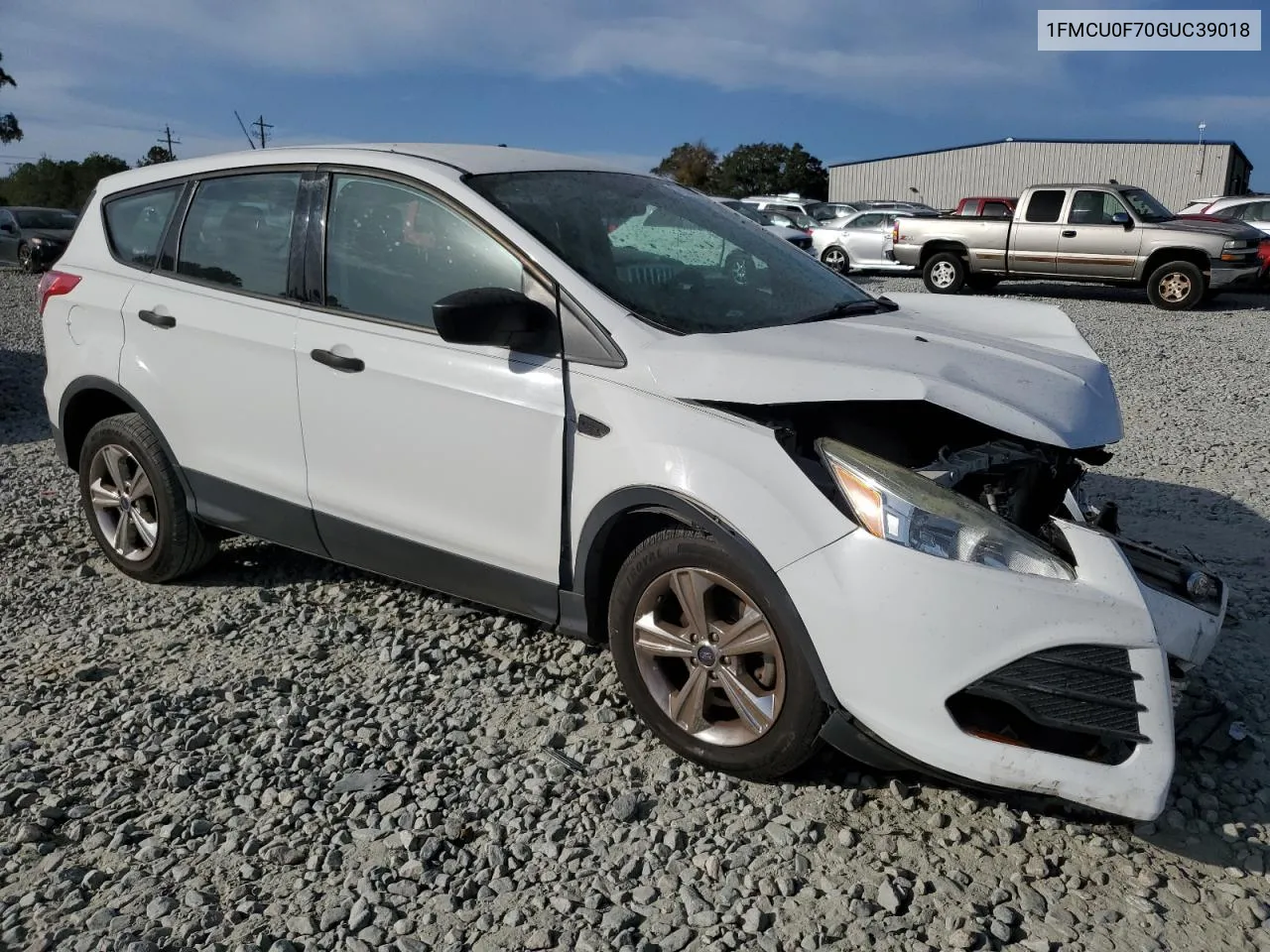 2016 Ford Escape S VIN: 1FMCU0F70GUC39018 Lot: 78644804