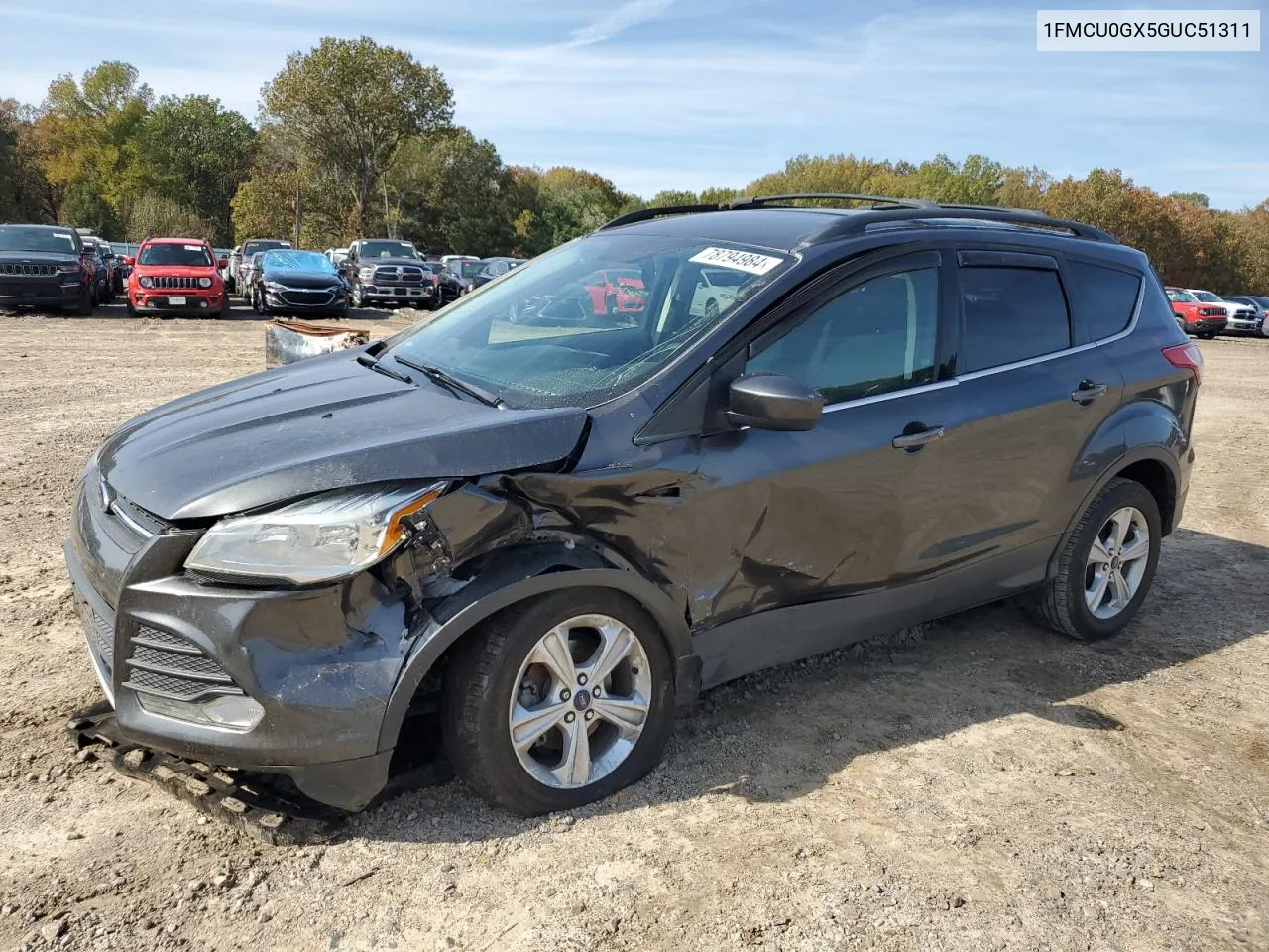 2016 Ford Escape Se VIN: 1FMCU0GX5GUC51311 Lot: 78794984