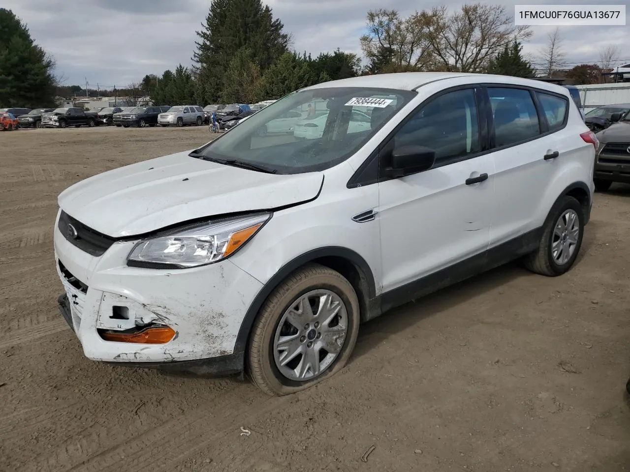 2016 Ford Escape S VIN: 1FMCU0F76GUA13677 Lot: 79384444