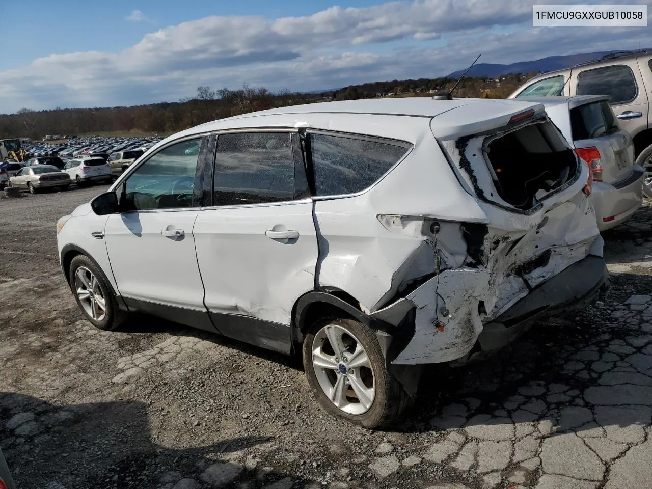 2016 Ford Escape Se VIN: 1FMCU9GXXGUB10058 Lot: 79559804