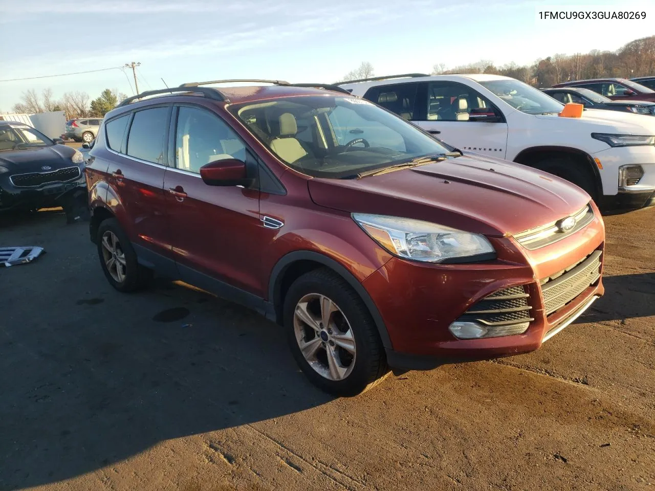 2016 Ford Escape Se VIN: 1FMCU9GX3GUA80269 Lot: 80697344