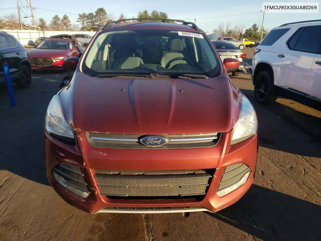 2016 Ford Escape Se VIN: 1FMCU9GX3GUA80269 Lot: 80697344