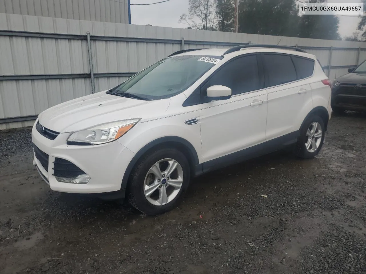 2016 Ford Escape Se VIN: 1FMCU0GX6GUA49657 Lot: 80706284