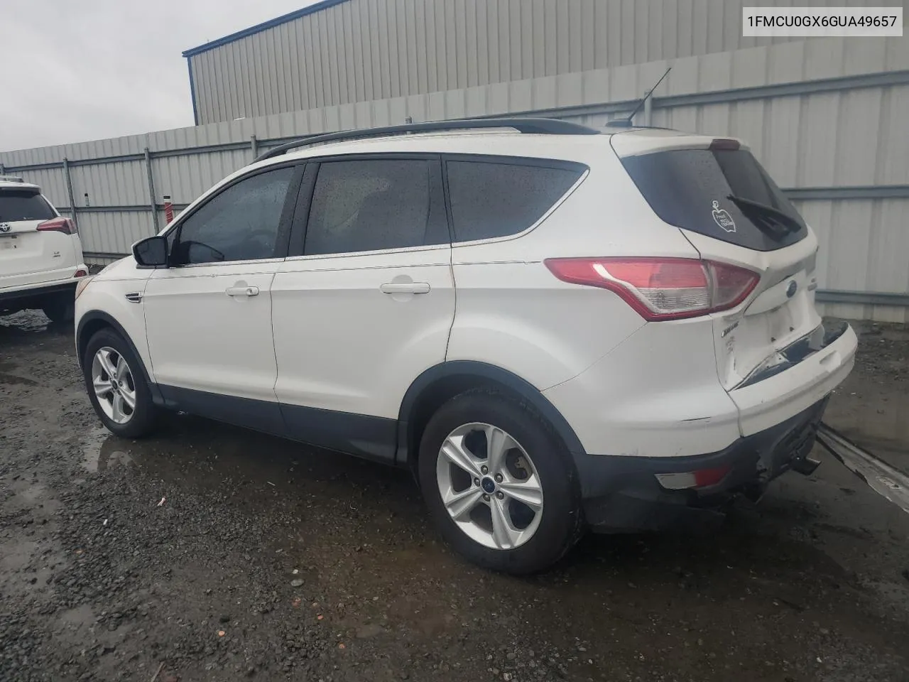 2016 Ford Escape Se VIN: 1FMCU0GX6GUA49657 Lot: 80706284