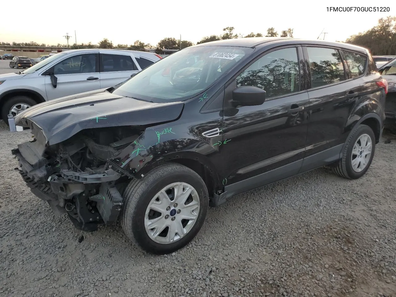 2016 Ford Escape S VIN: 1FMCU0F70GUC51220 Lot: 81062454