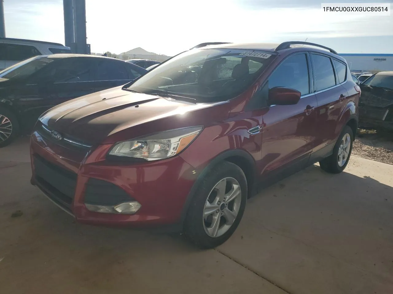 2016 Ford Escape Se VIN: 1FMCU0GXXGUC80514 Lot: 81472714