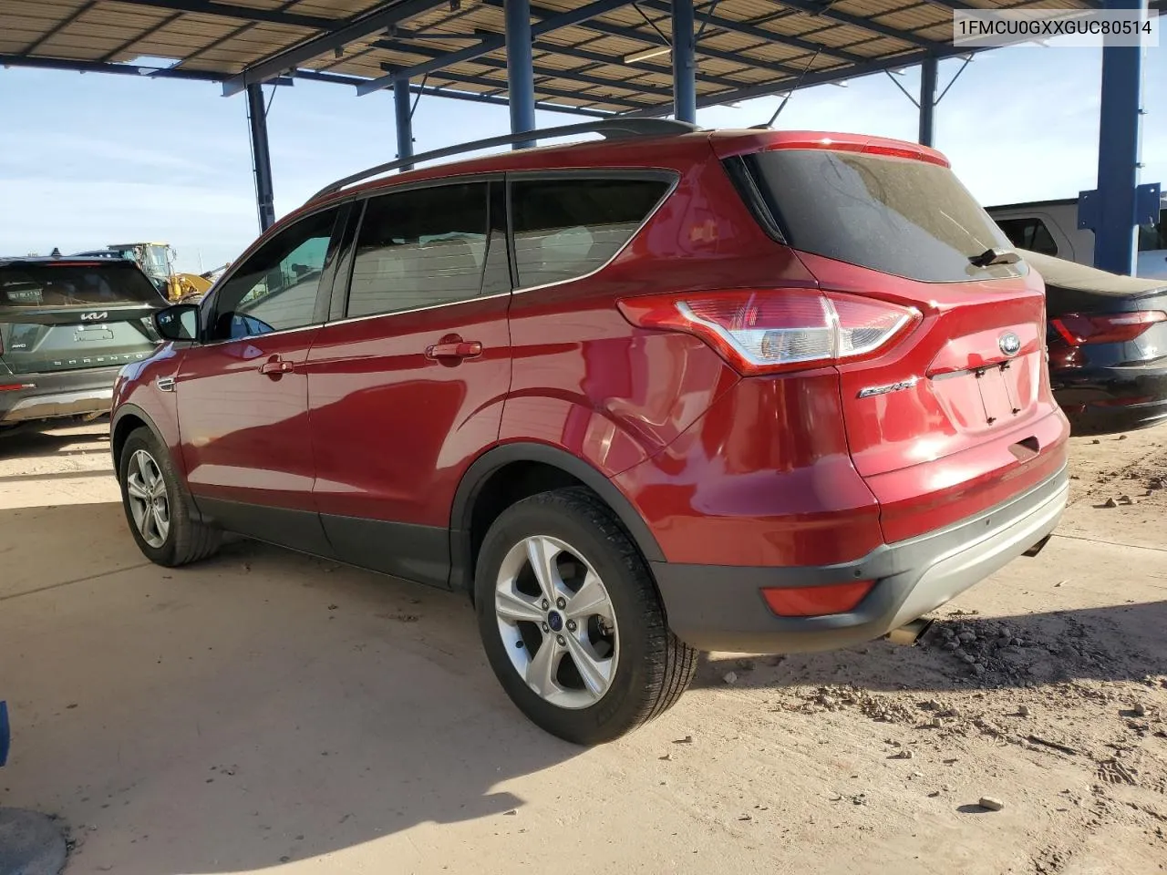 2016 Ford Escape Se VIN: 1FMCU0GXXGUC80514 Lot: 81472714