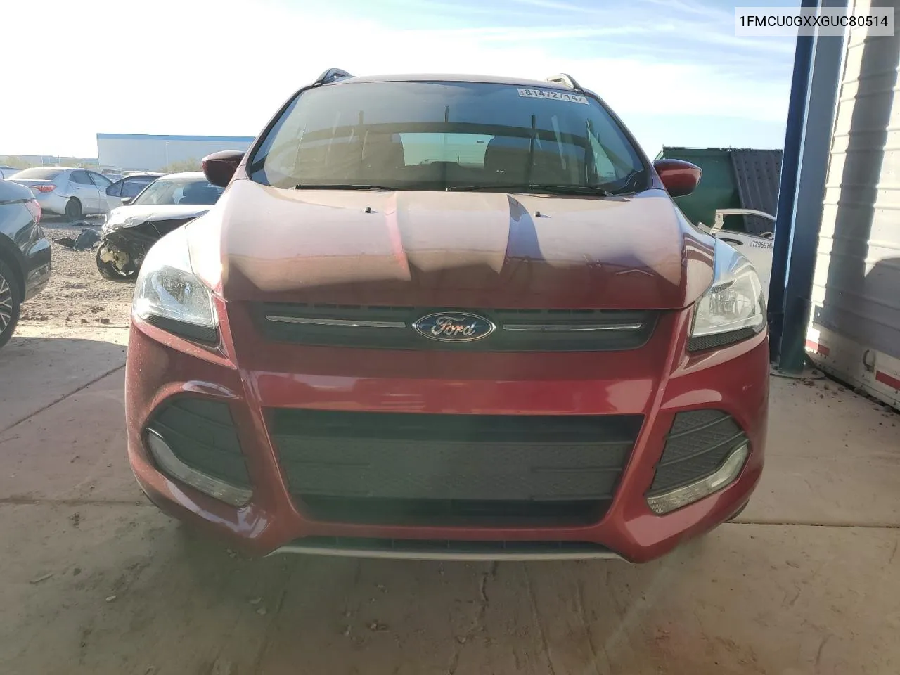 2016 Ford Escape Se VIN: 1FMCU0GXXGUC80514 Lot: 81472714