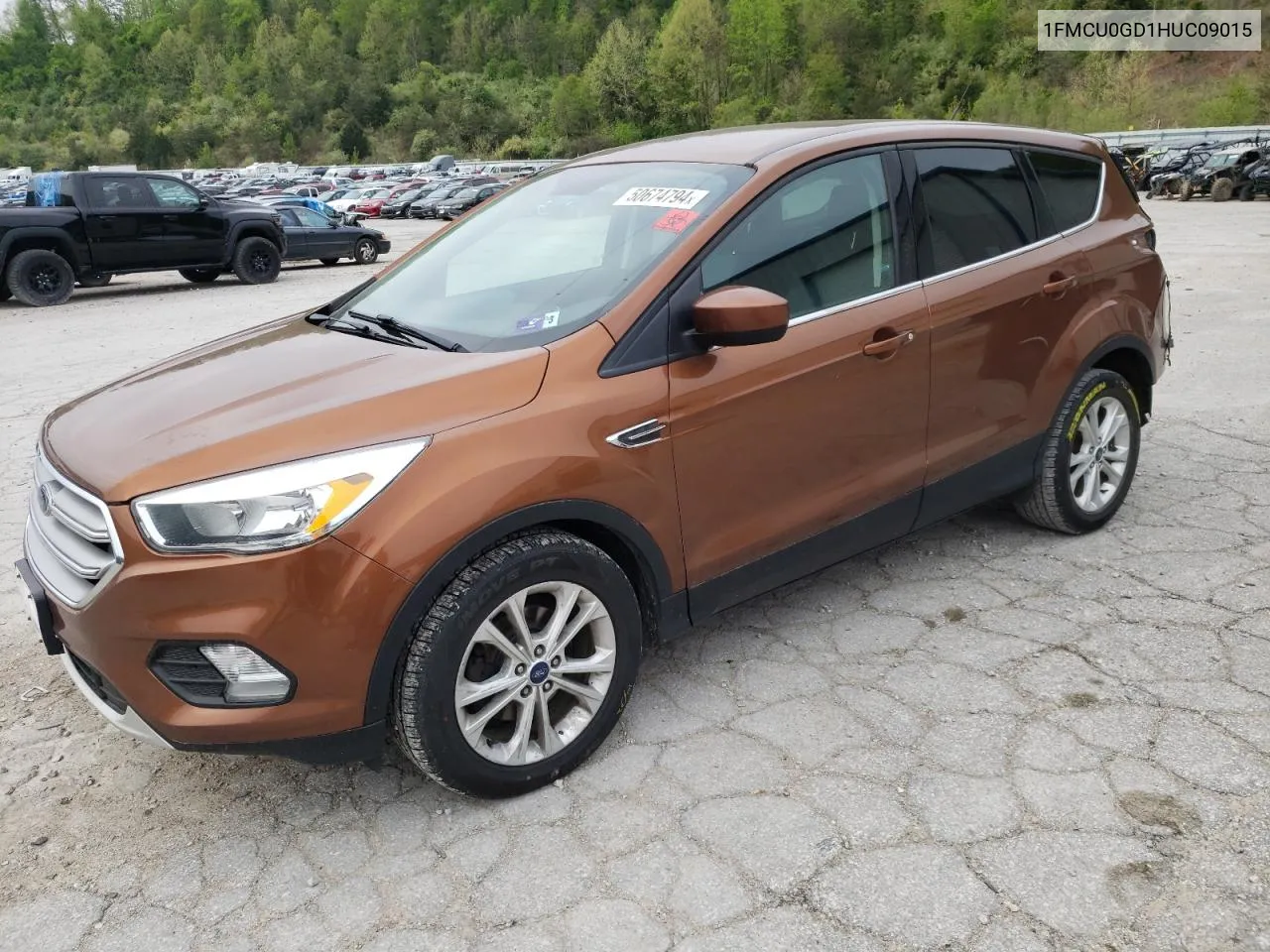 2017 Ford Escape Se VIN: 1FMCU0GD1HUC09015 Lot: 50674794