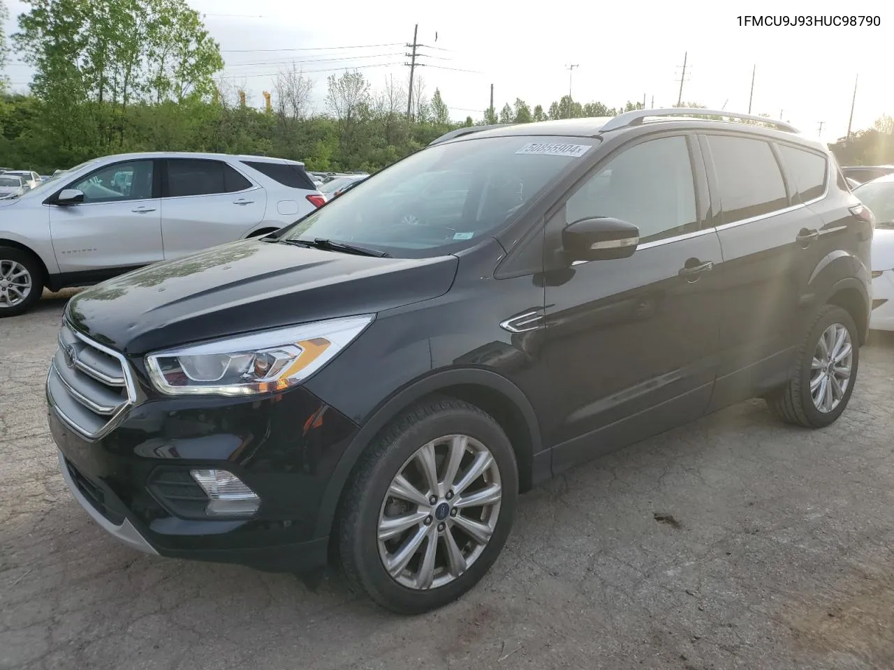 2017 Ford Escape Titanium VIN: 1FMCU9J93HUC98790 Lot: 50855904