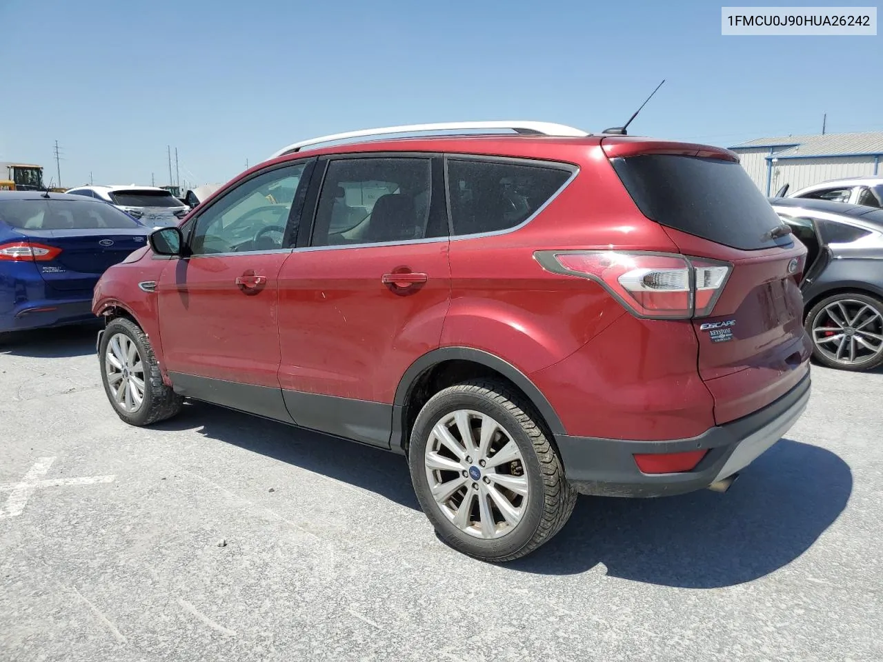 2017 Ford Escape Titanium VIN: 1FMCU0J90HUA26242 Lot: 50908044