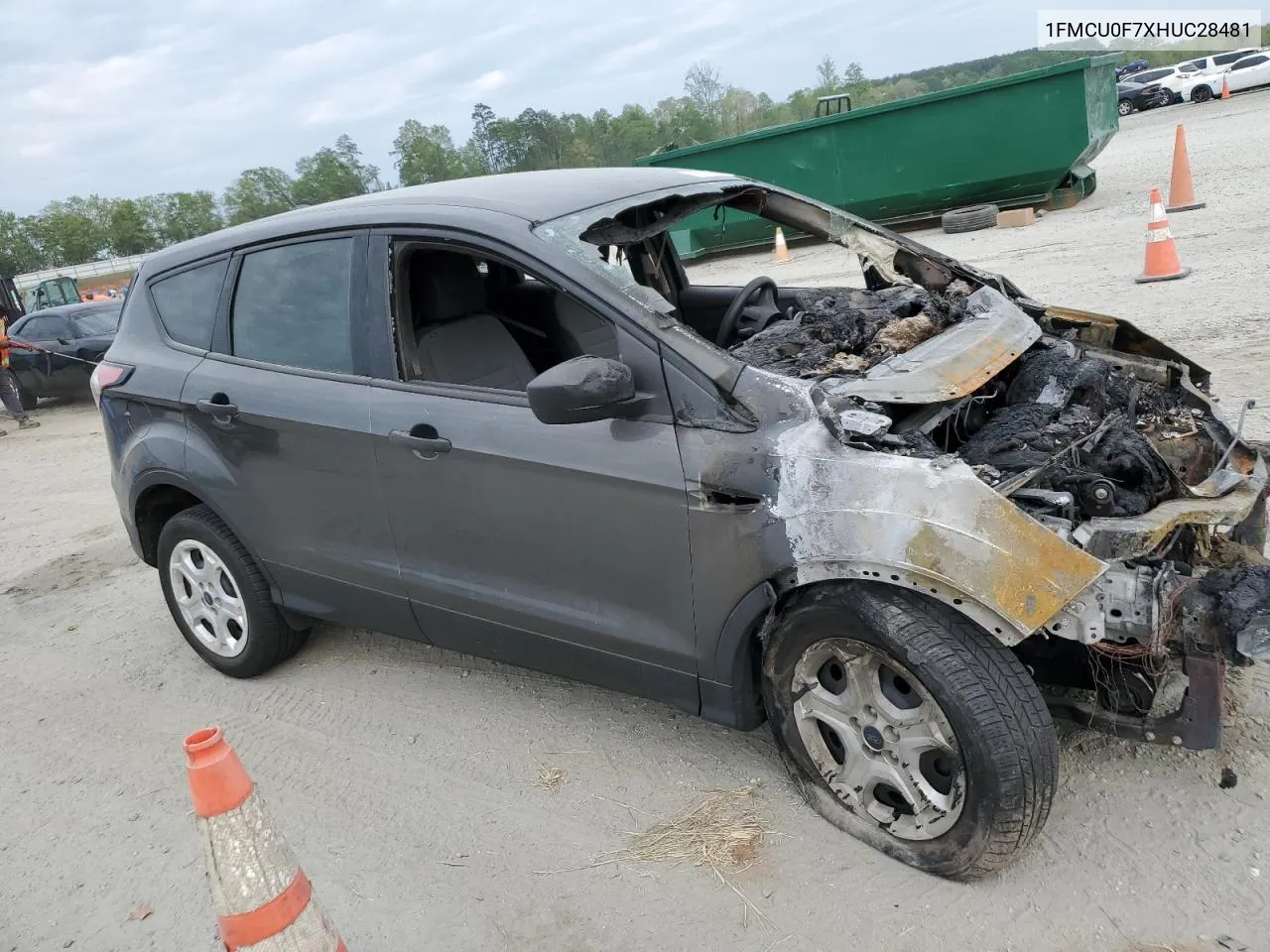 2017 Ford Escape S VIN: 1FMCU0F7XHUC28481 Lot: 51267534