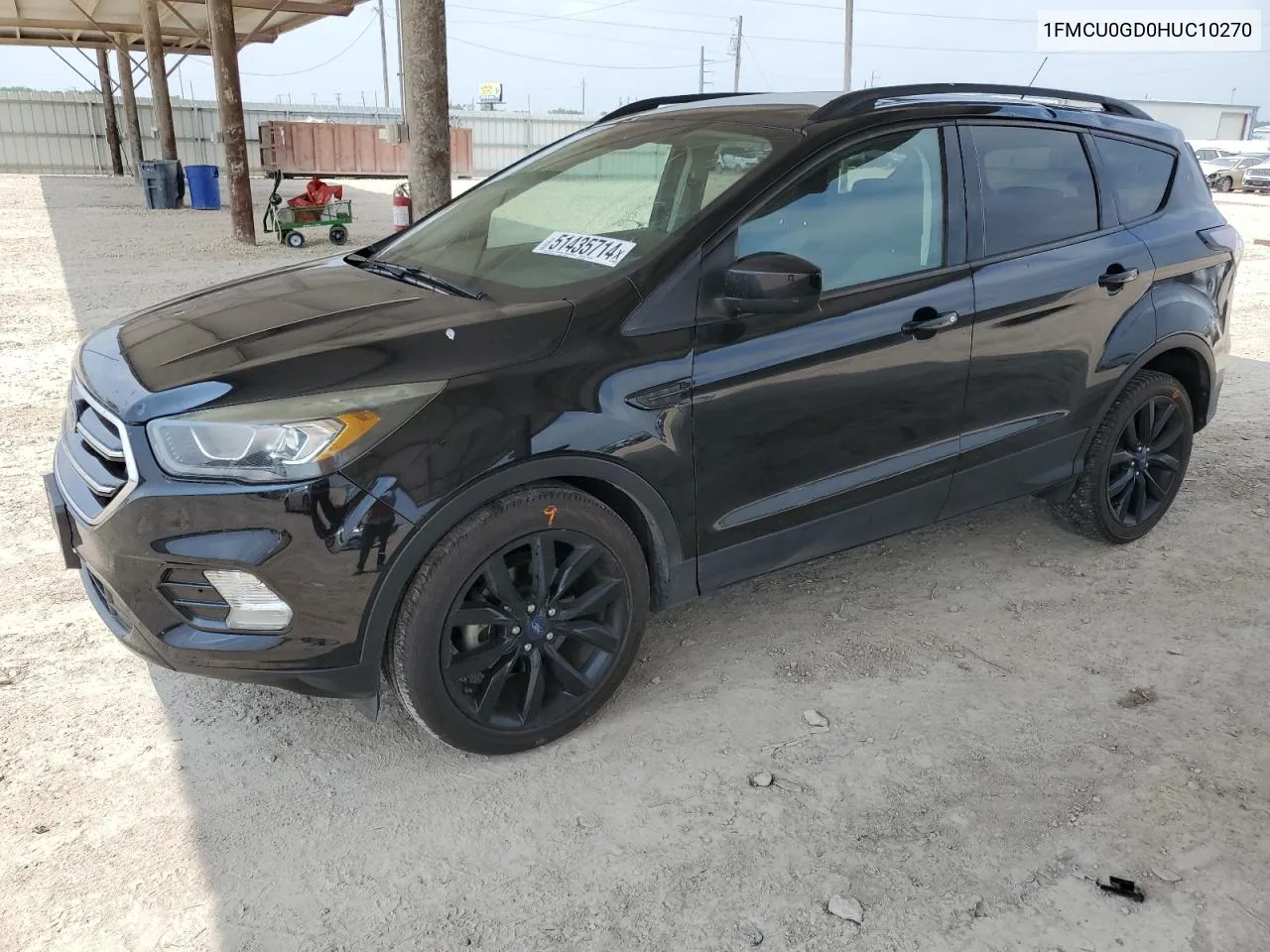 2017 Ford Escape Se VIN: 1FMCU0GD0HUC10270 Lot: 51435714