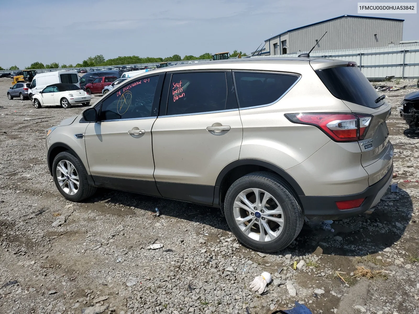 2017 Ford Escape Se VIN: 1FMCU0GD0HUA53842 Lot: 52396414